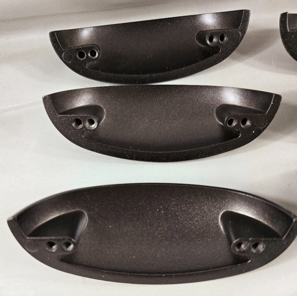 Liberty Hardware Drawer Door Pull Set Of 6 Metal 3" Dual Mount Cup 64mm Cocoa - Picture 6 of 9